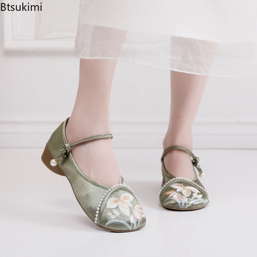 Ethnic Fashion For Women - Модные женские туфли на низком каблуке