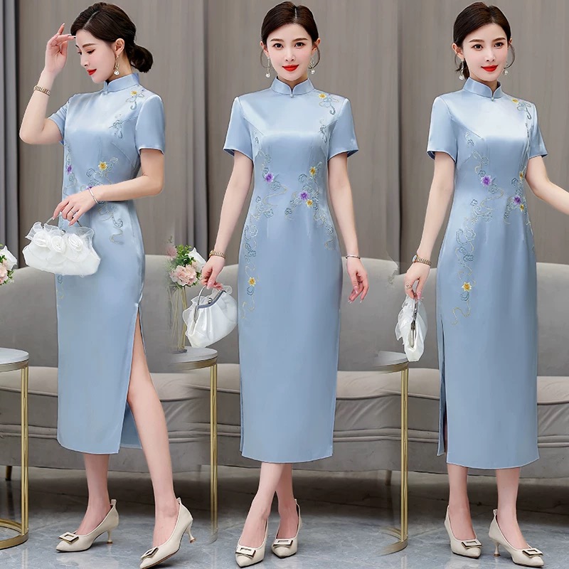 Ao Dai Vietnam Dress - Женское платье в этническом стиле Aodai