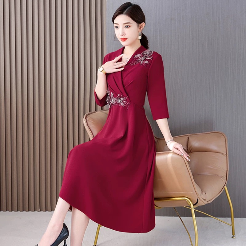 Ao Dai Vietnam Dress - Женское Aodai Вьетнамское платье Cheongsam в