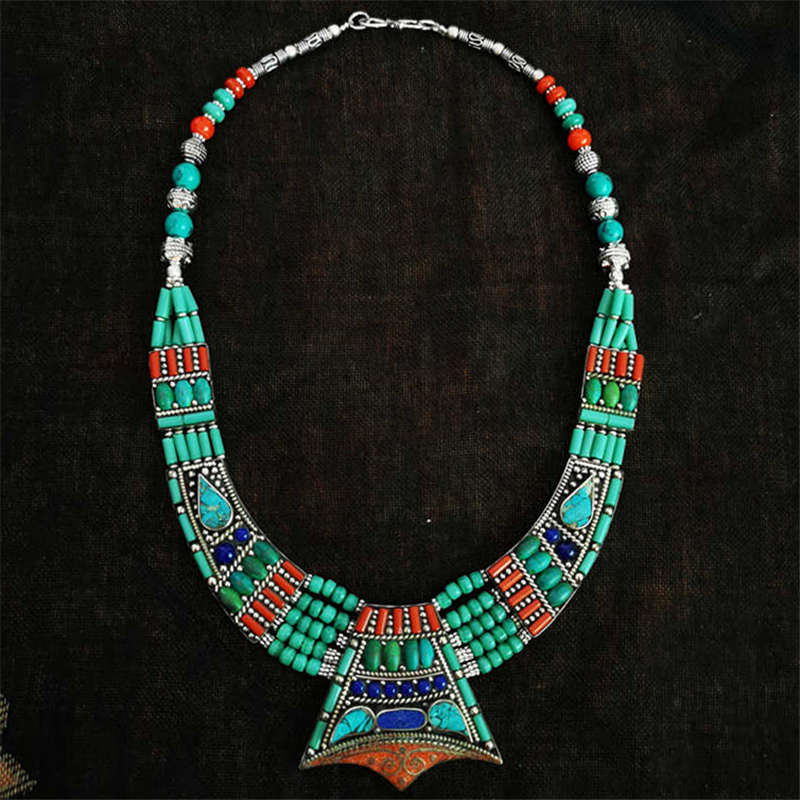 Ethnic Fashion Com - BOHO винтажные ожерелья коллекция медных инкрустированных