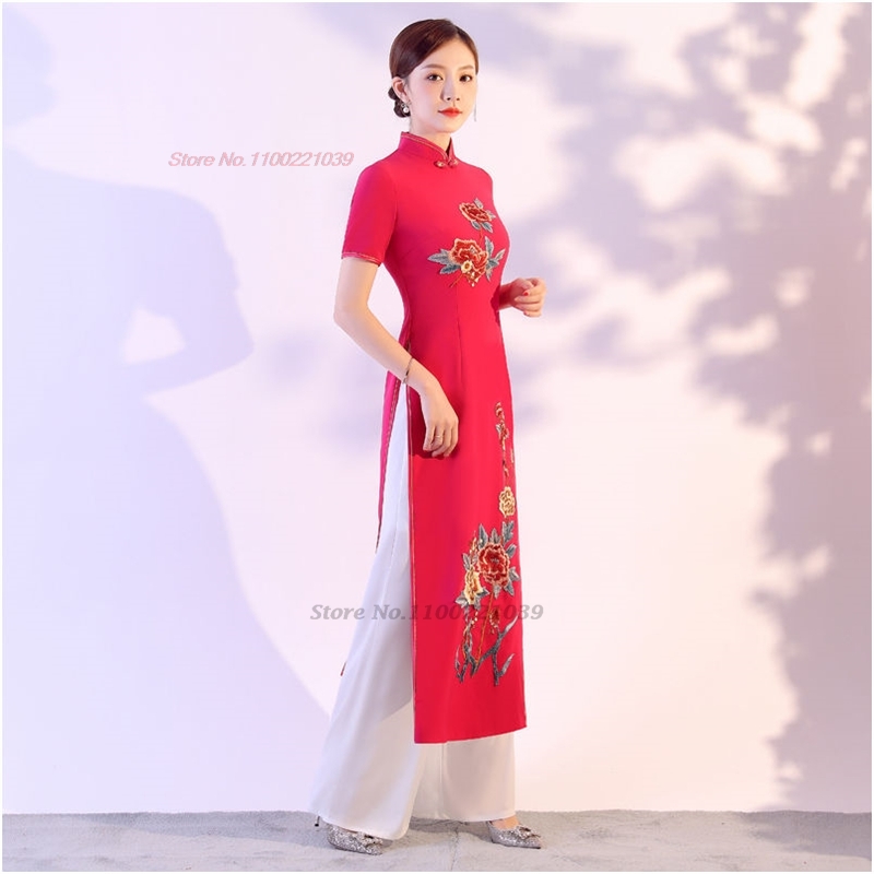 Комплект традиционного вьетнам – обзор и цена Ao Dai Vietnam Dress