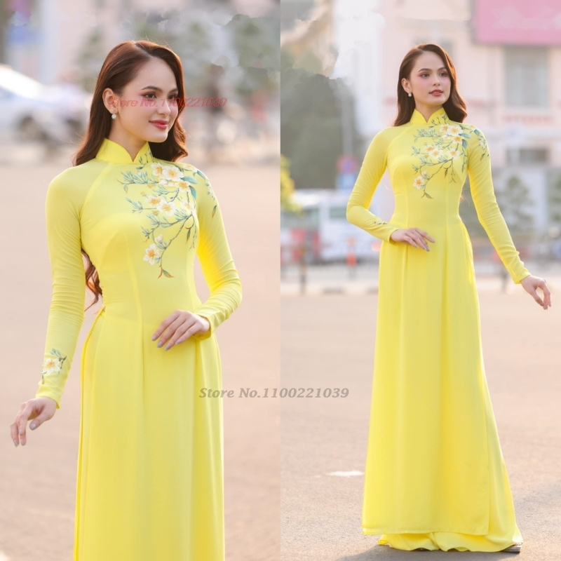  2026 традиционное улучшенное – обзор и цена Ao Dai Vietnam Dress