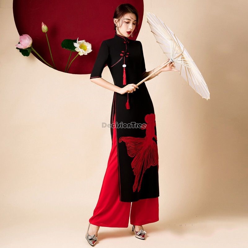 Классическое элегантное танцев – обзор и цена Ao Dai Vietnam Dress