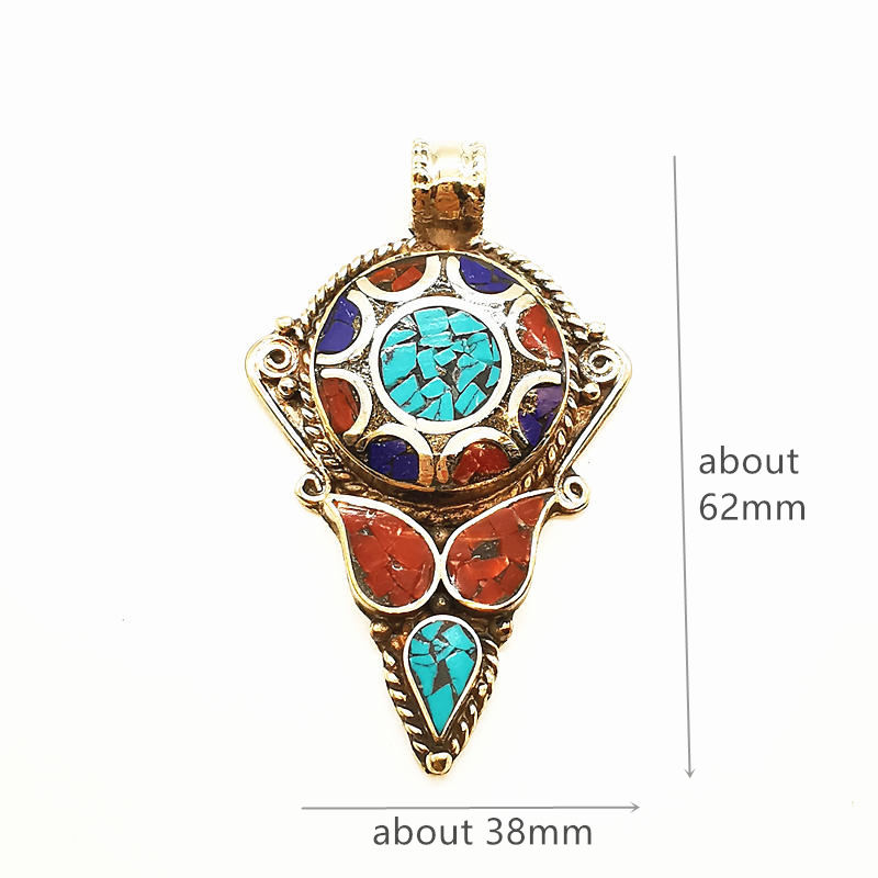 Винтажные крупные медные кулон – обзор и цена Ethnic Fashion Com