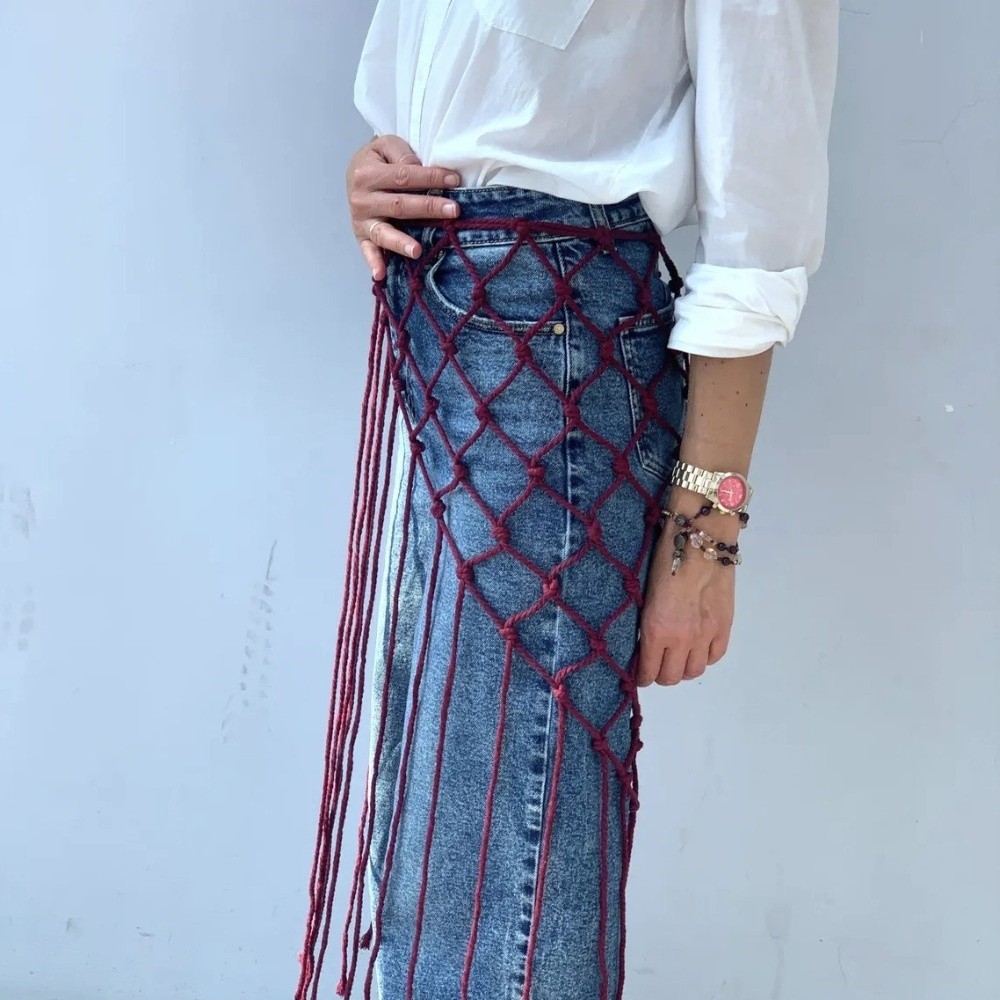 Богемный сетчатый шарф-накидка – обзор и цена Ethnic Fashion Designer