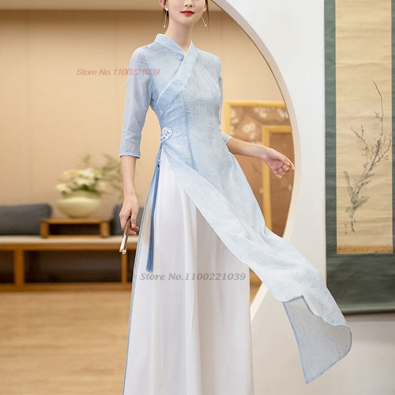 Традиционное вьетнамское плать – обзор и цена Ao Dai Vietnam Dress