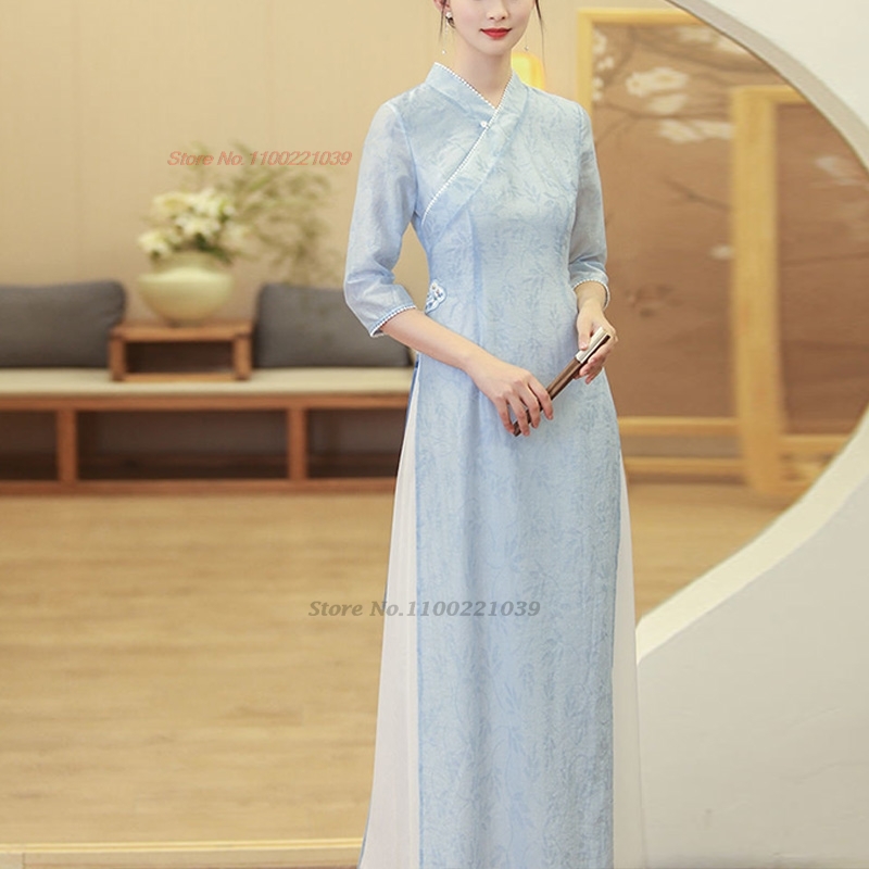 Традиционное вьетнамское плать – обзор и цена Ao Dai Vietnam Dress